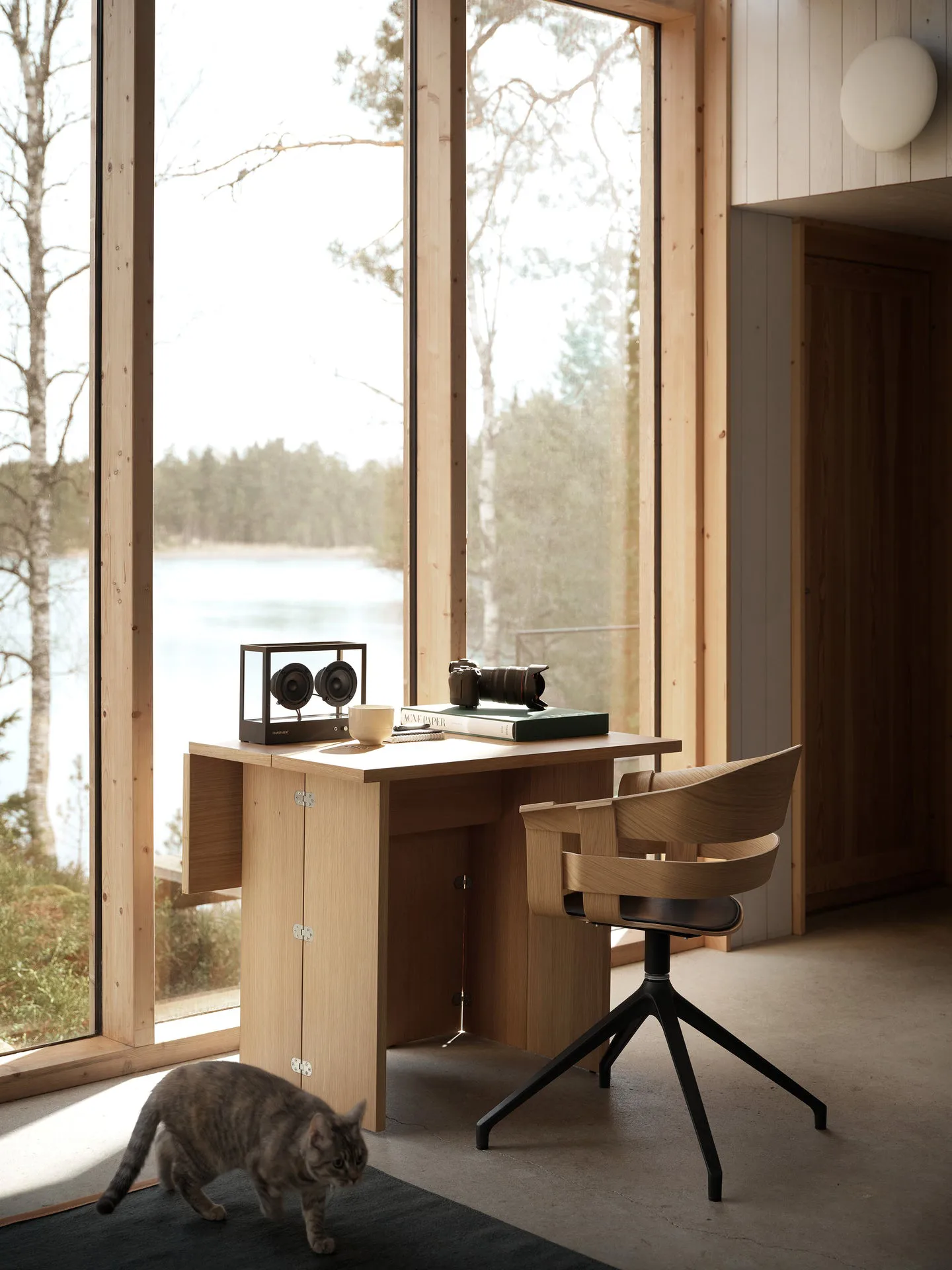 Flip table, Oak 90 cm Design House Stockholm