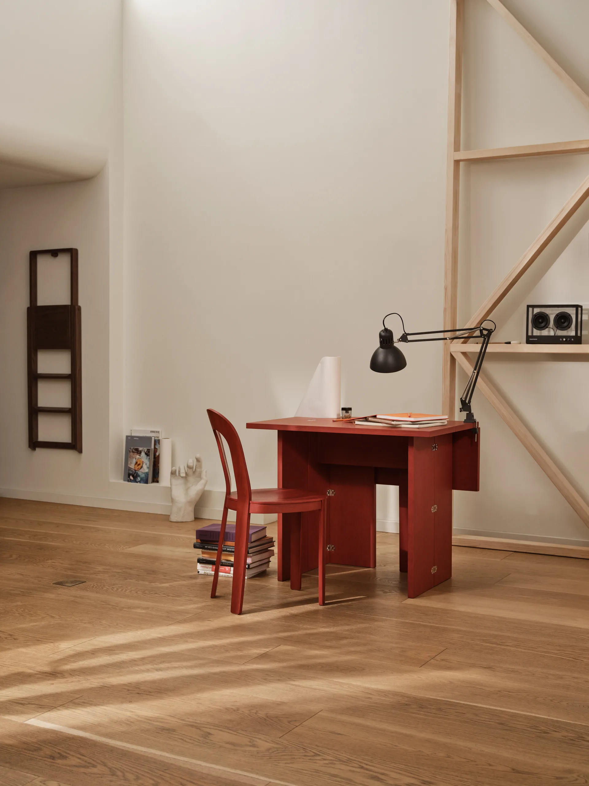 Flip table, Red, 90 cm Design House Stockholm
