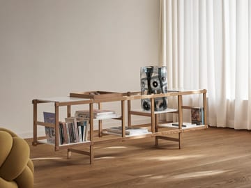 Frame shelf low - Oak-white - Design House Stockholm