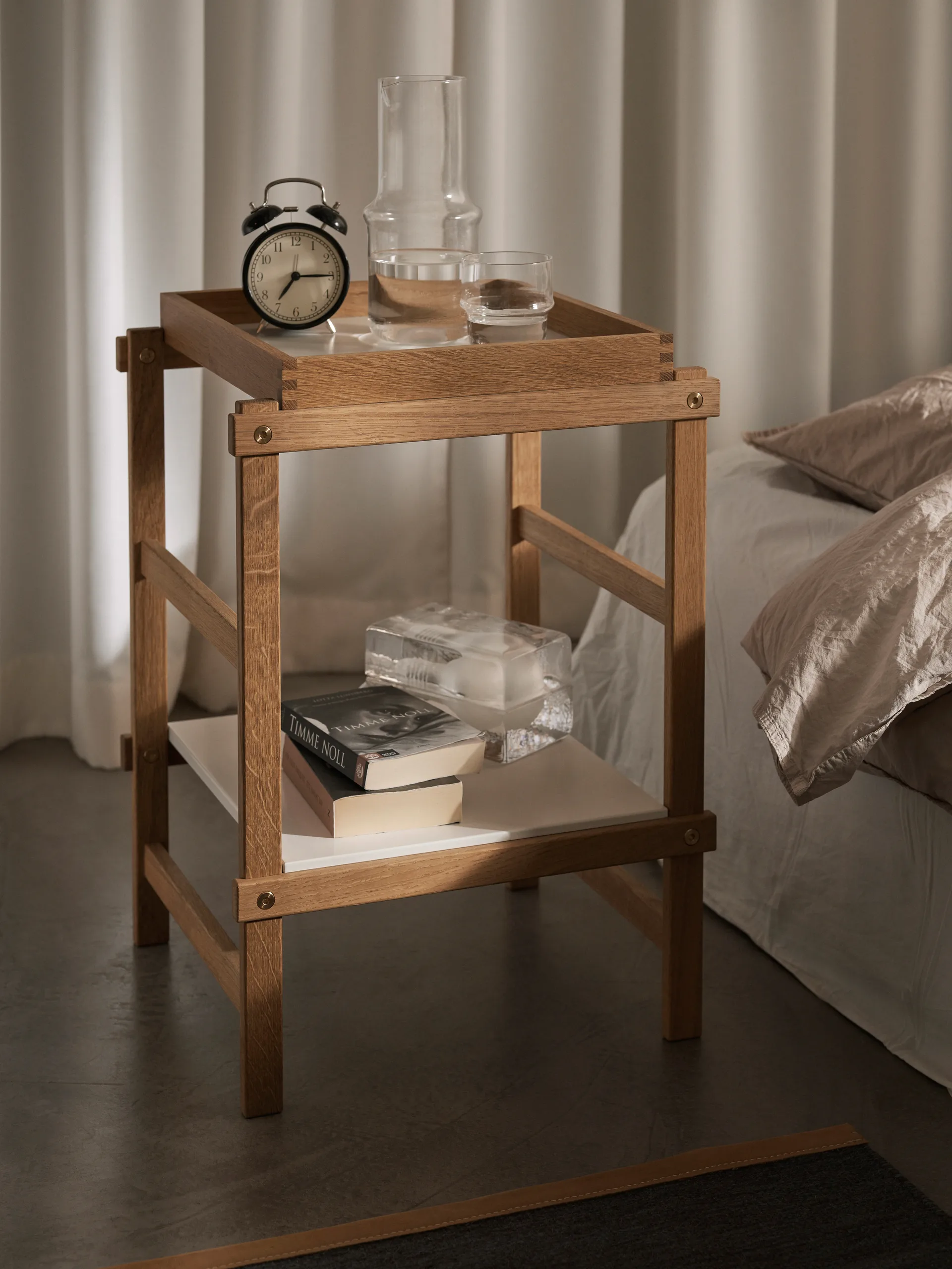 Frame shelf S 58 cm, oak-white Design House Stockholm