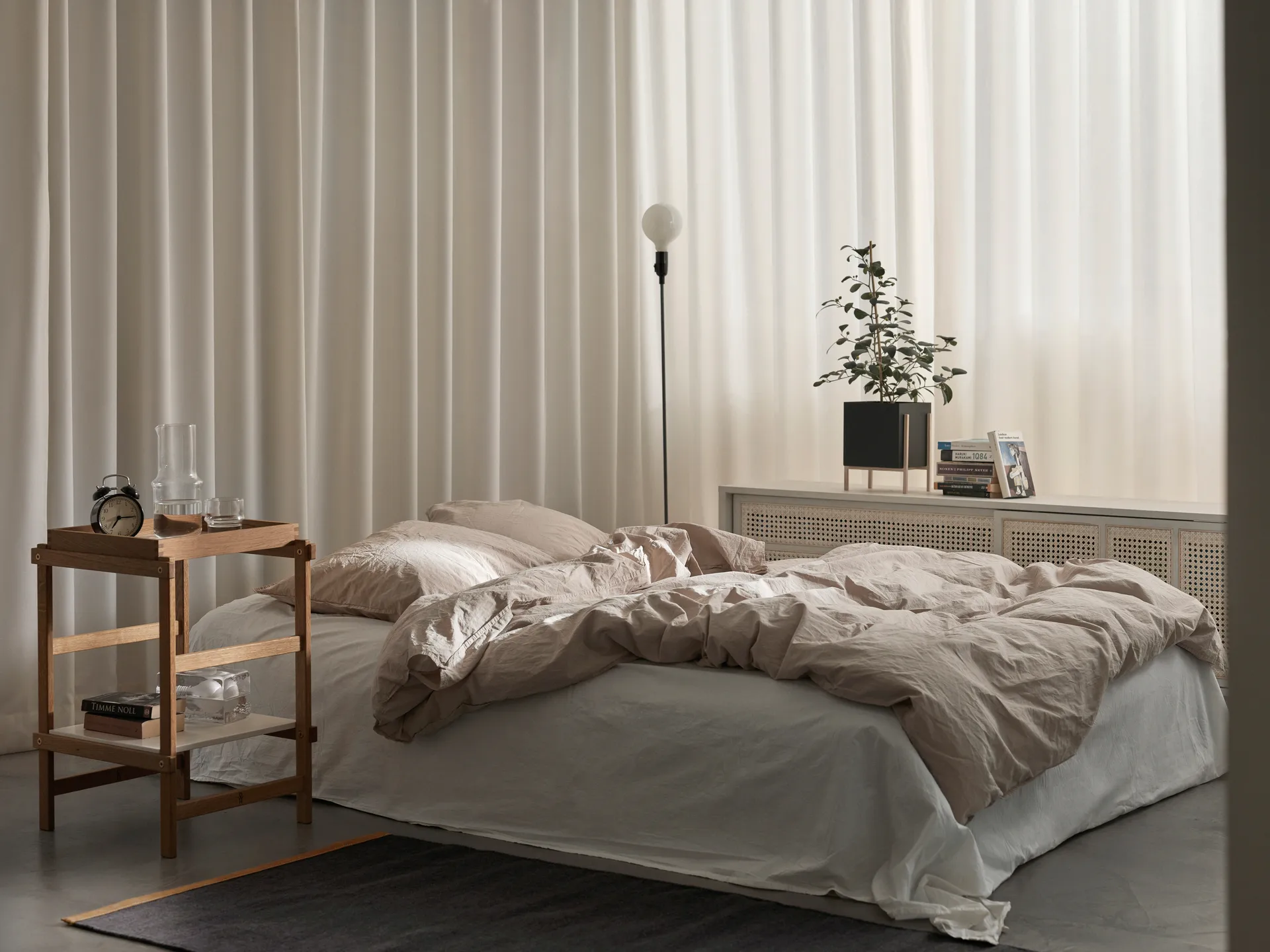 Frame shelf S 58 cm, oak-white Design House Stockholm