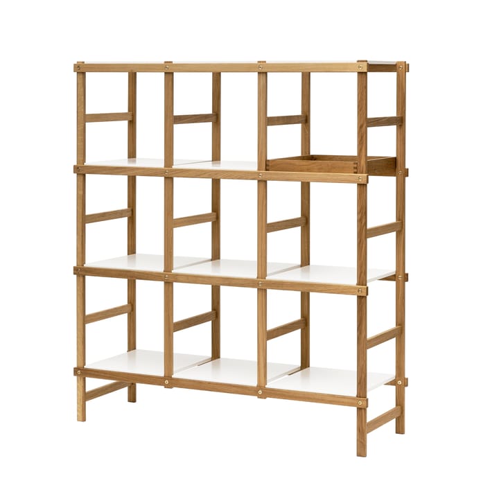 Frame shelfhigh - oak-white - Design House Stockholm