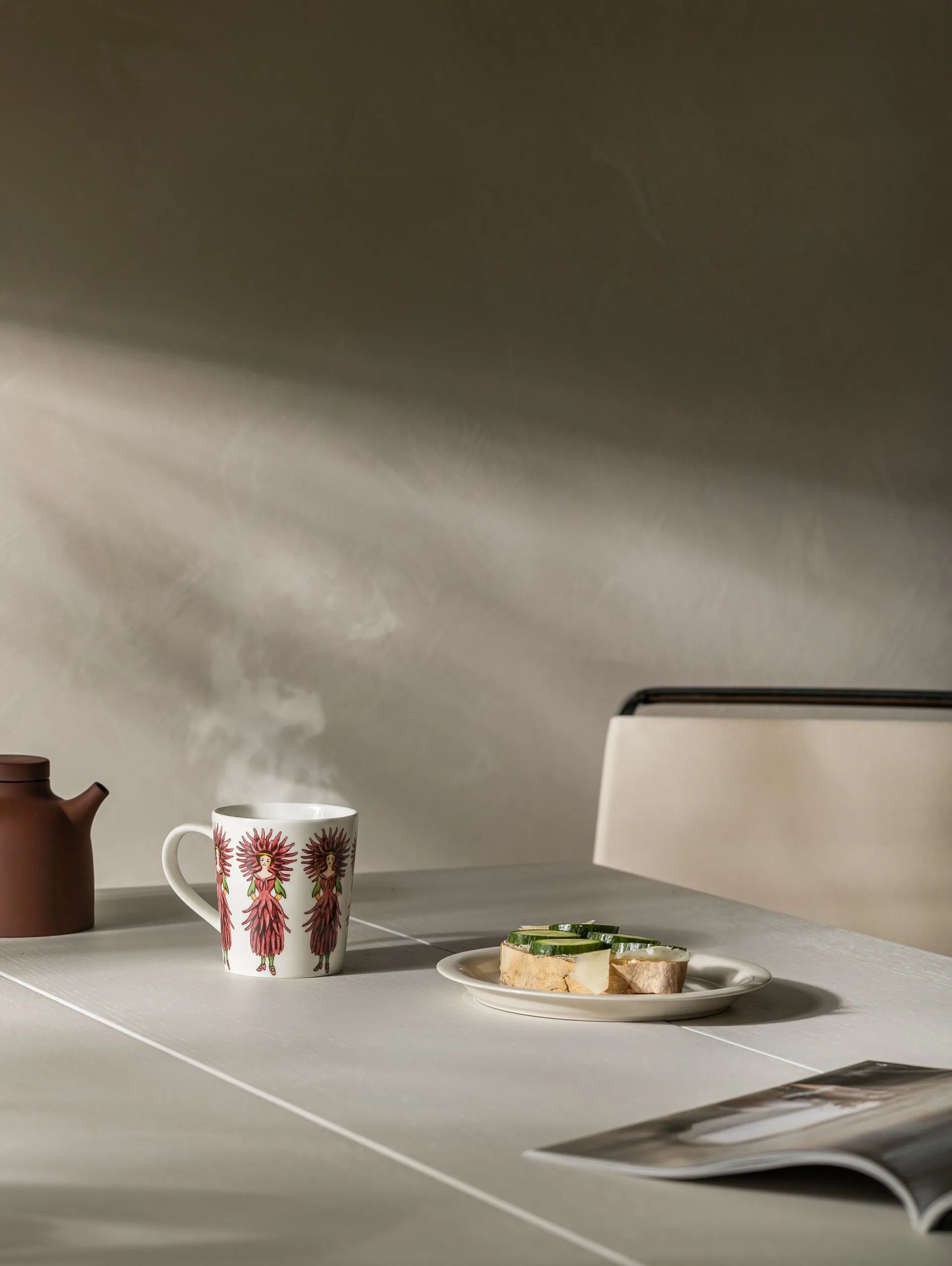 Fru Aster mug with handle, 40 cl Design House Stockholm
