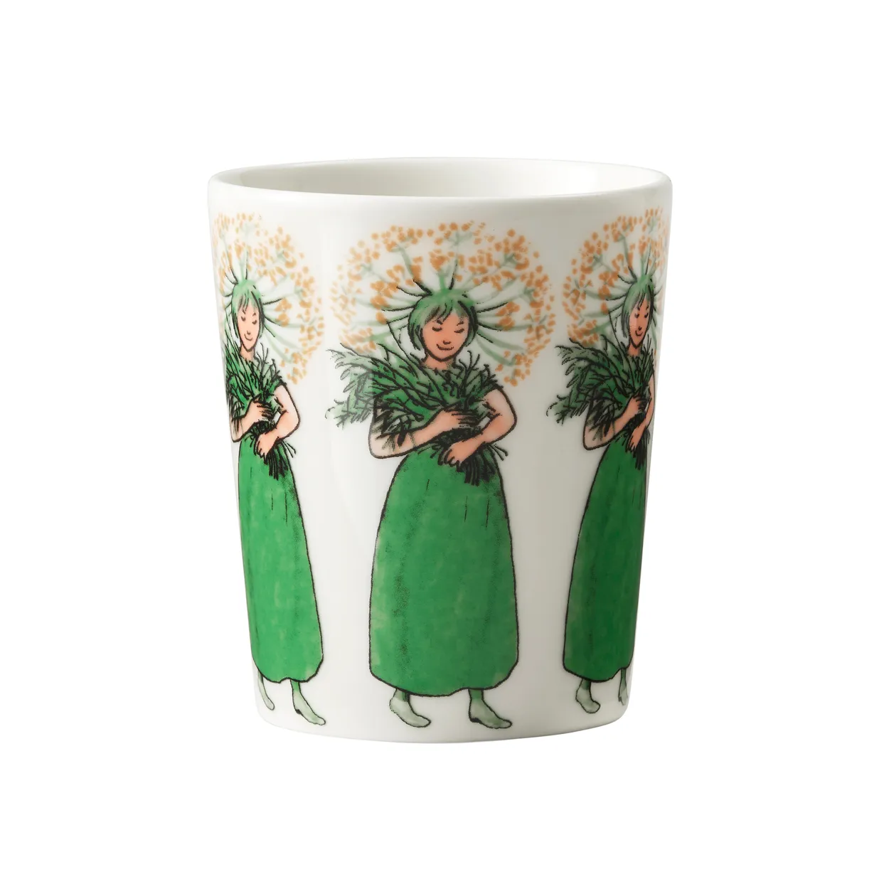 Design House Stockholm Fru Dill mug 28 cl | Scandinavian Design | Coffee cups | Green