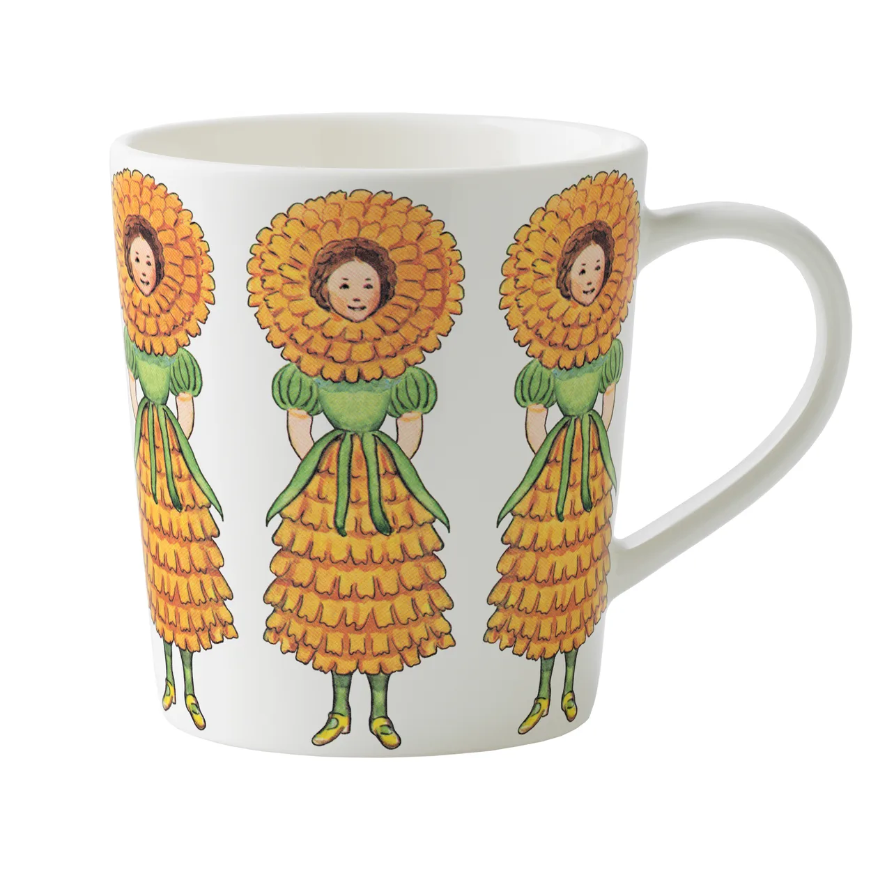 Design House Stockholm Fru Ringblomma mug with handle 40 cl