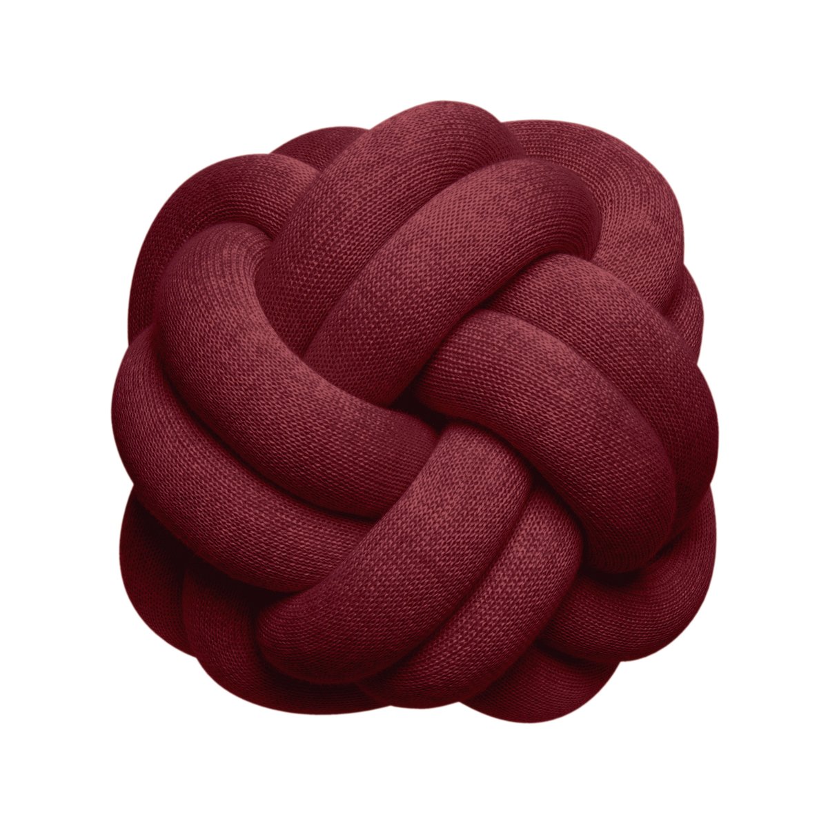 Design House Stockholm Knot cushion Bordeaux