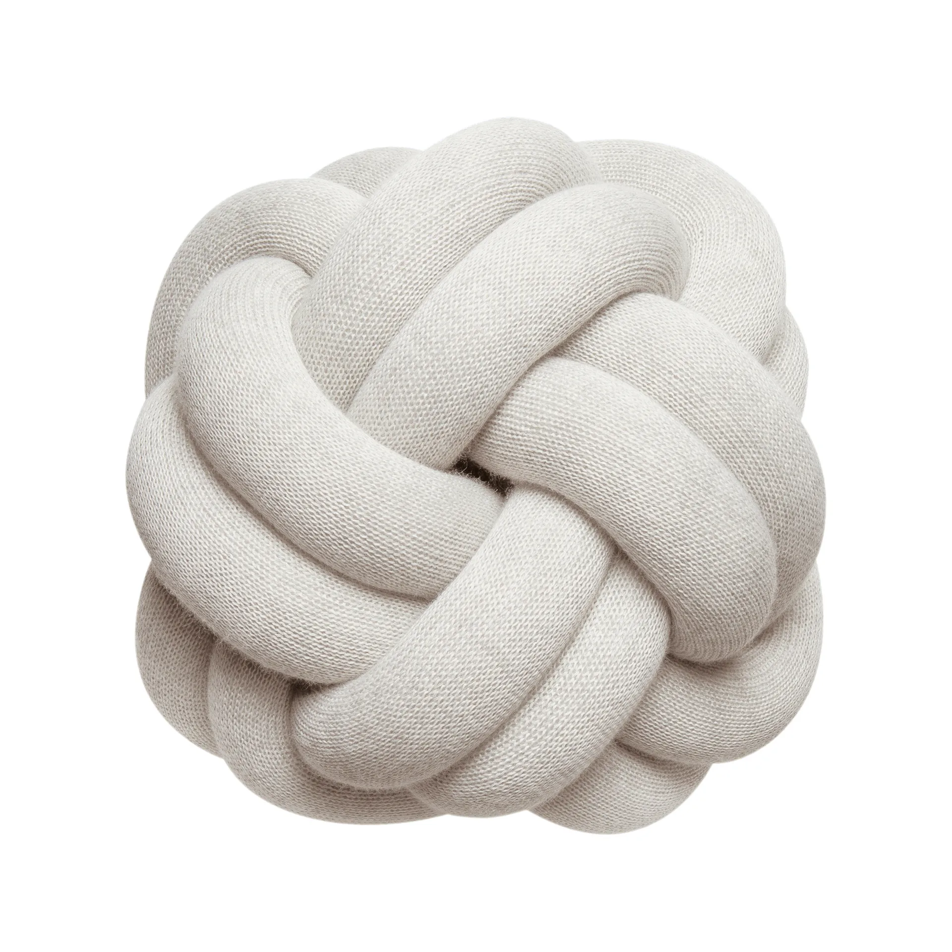 Knot cushion, cream Design House Stockholm
