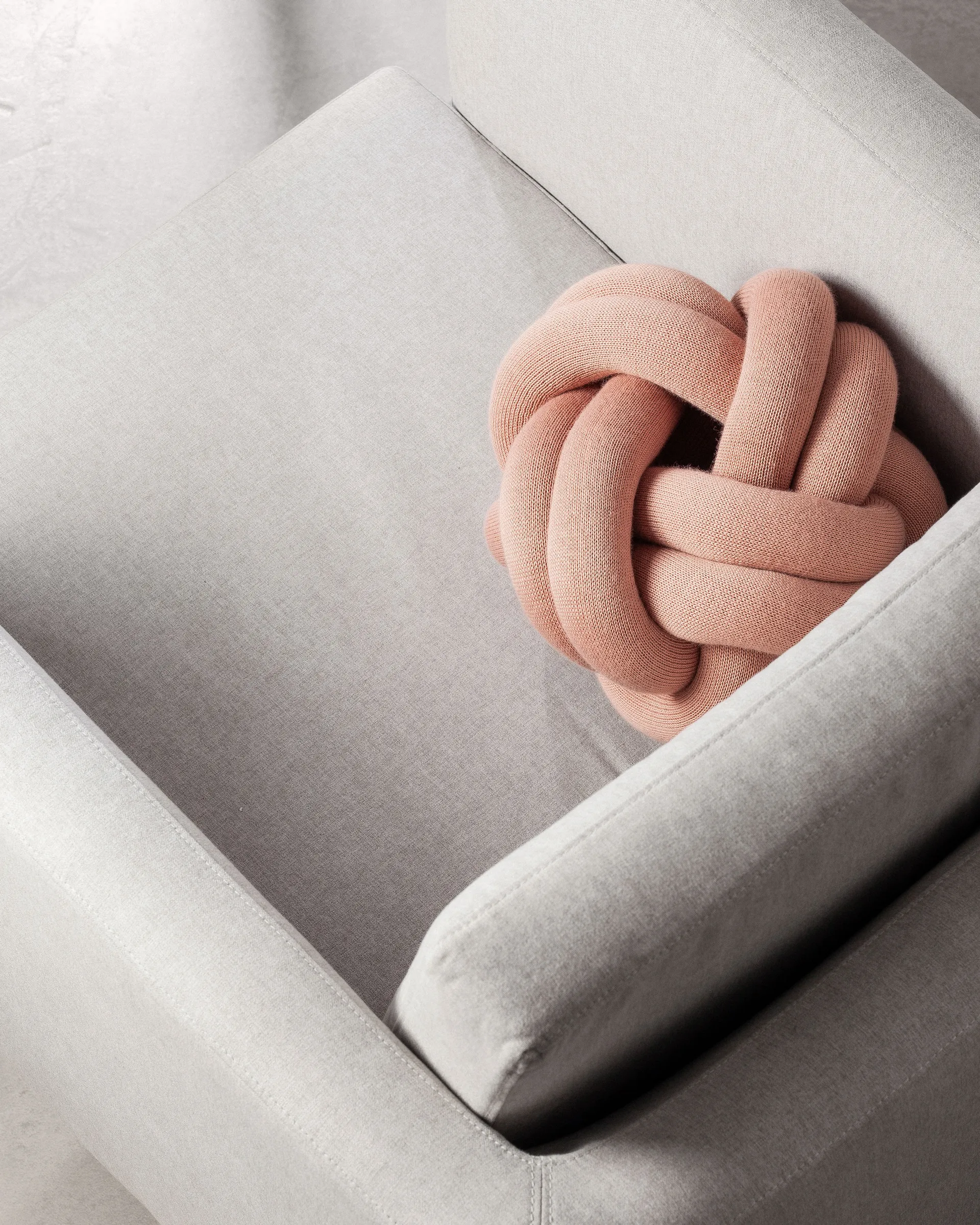 Knot cushion, Dusty pink Design House Stockholm