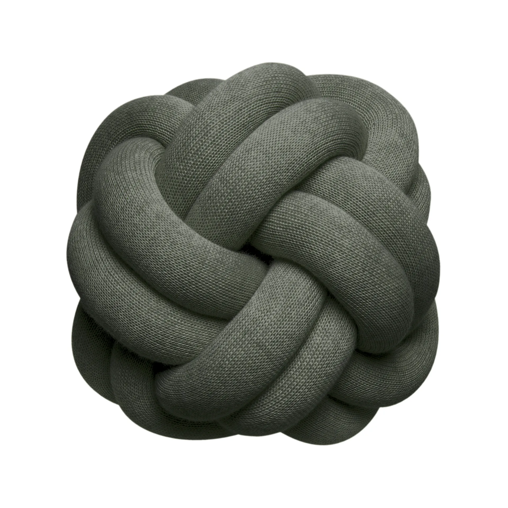 Knot cushion, forest green Design House Stockholm