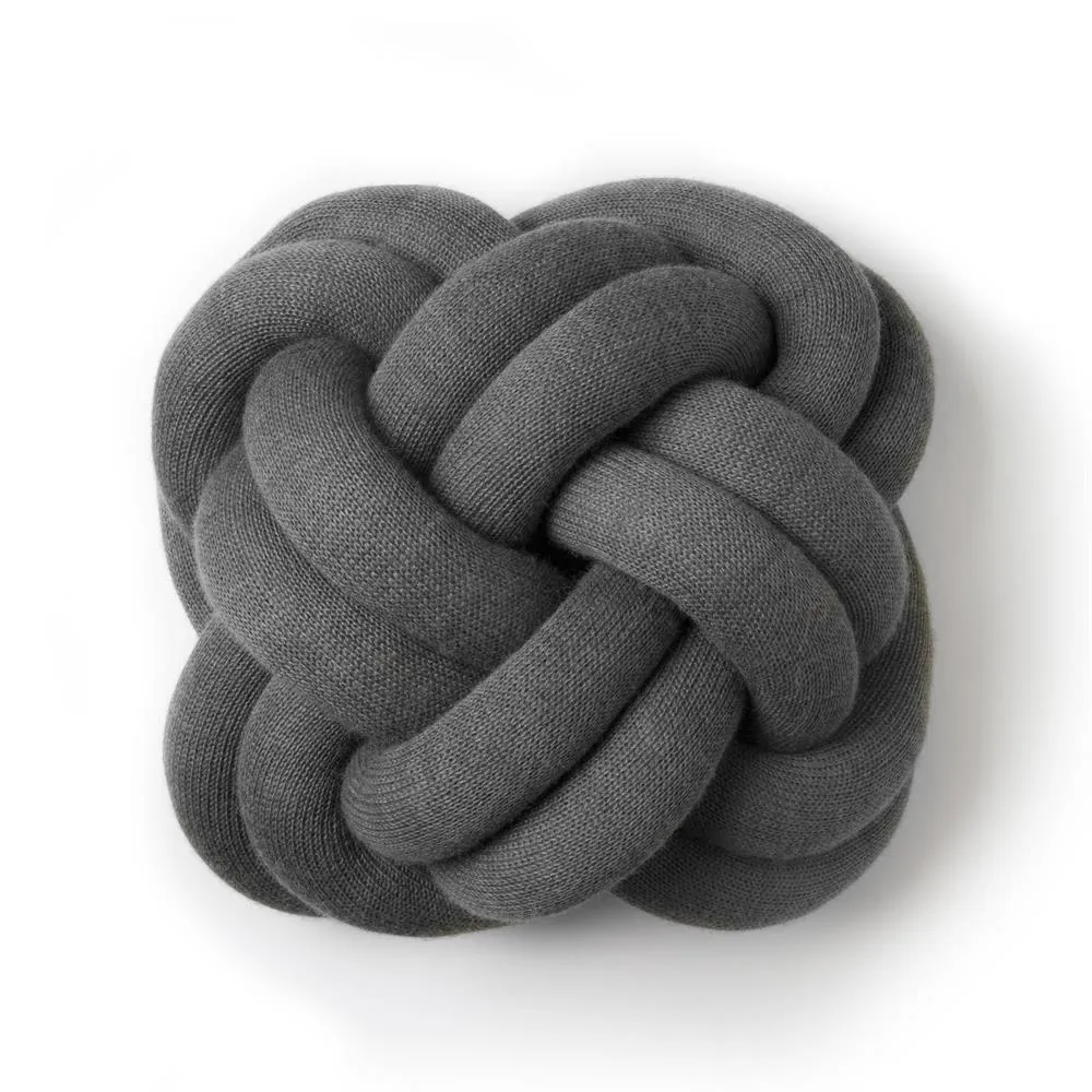 Knot cushion, grey Design House Stockholm