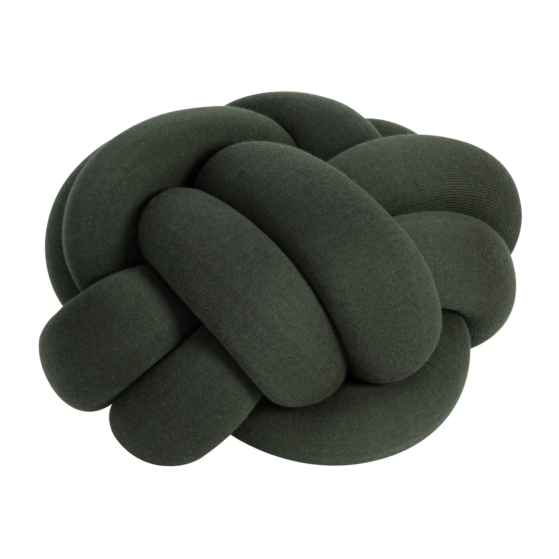Knot cushion M, Forest Green Design House Stockholm