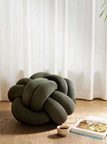 Knot cushion M - Forest Green - Design House Stockholm