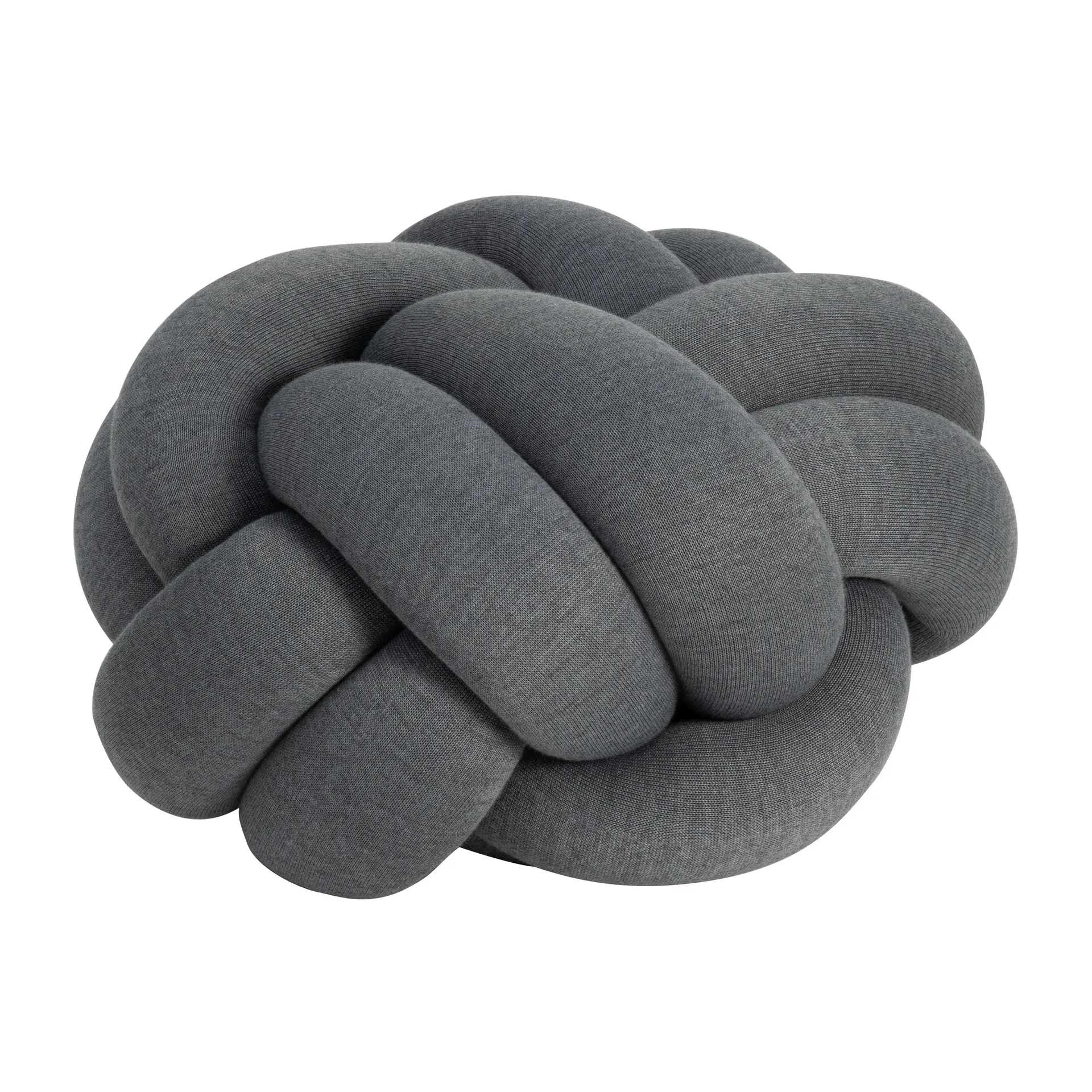 Knot cushion M, Grey Design House Stockholm