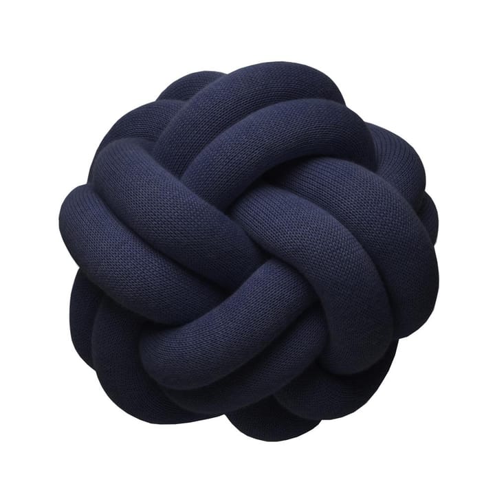 Knot cushion - marine blue - Design House Stockholm