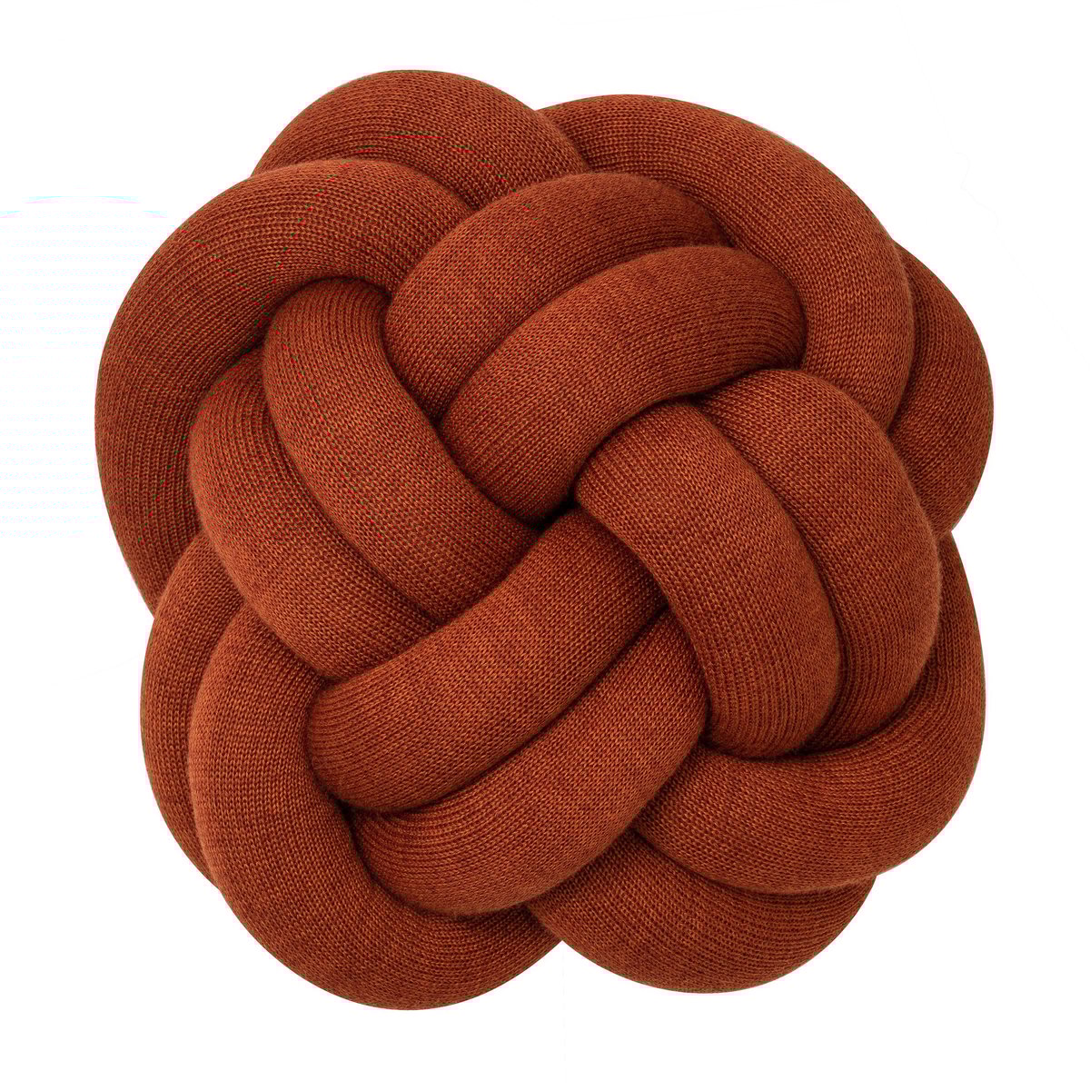 Design House Stockholm Knot cushion Ochre | Scandinavian Design | Cushions | Red