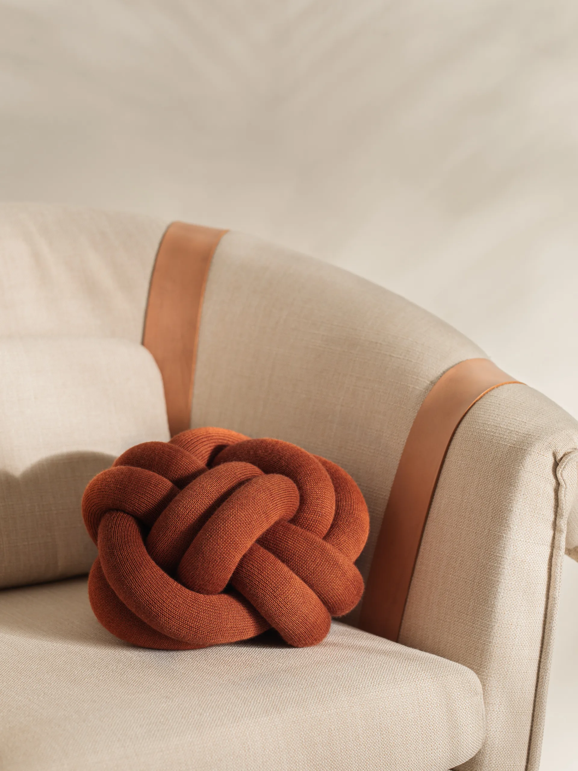 Knot cushion, Ochre Design House Stockholm