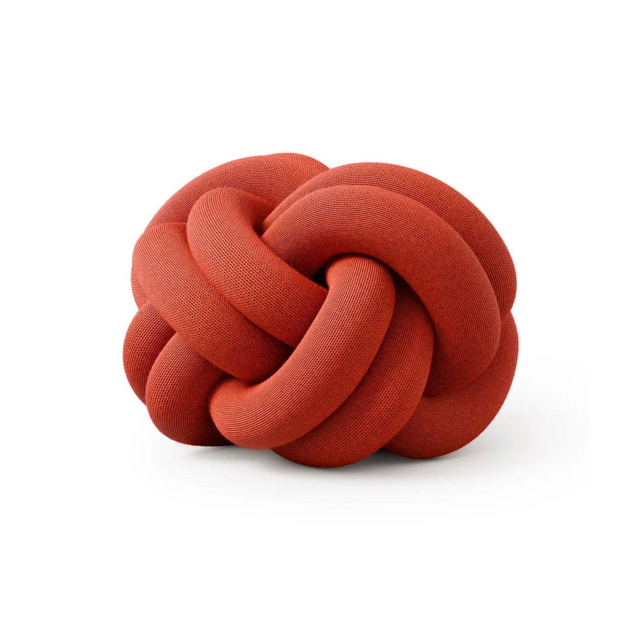 Design House Stockholm Knot cushion Orange red | Scandinavian Design | Cushions | Orange