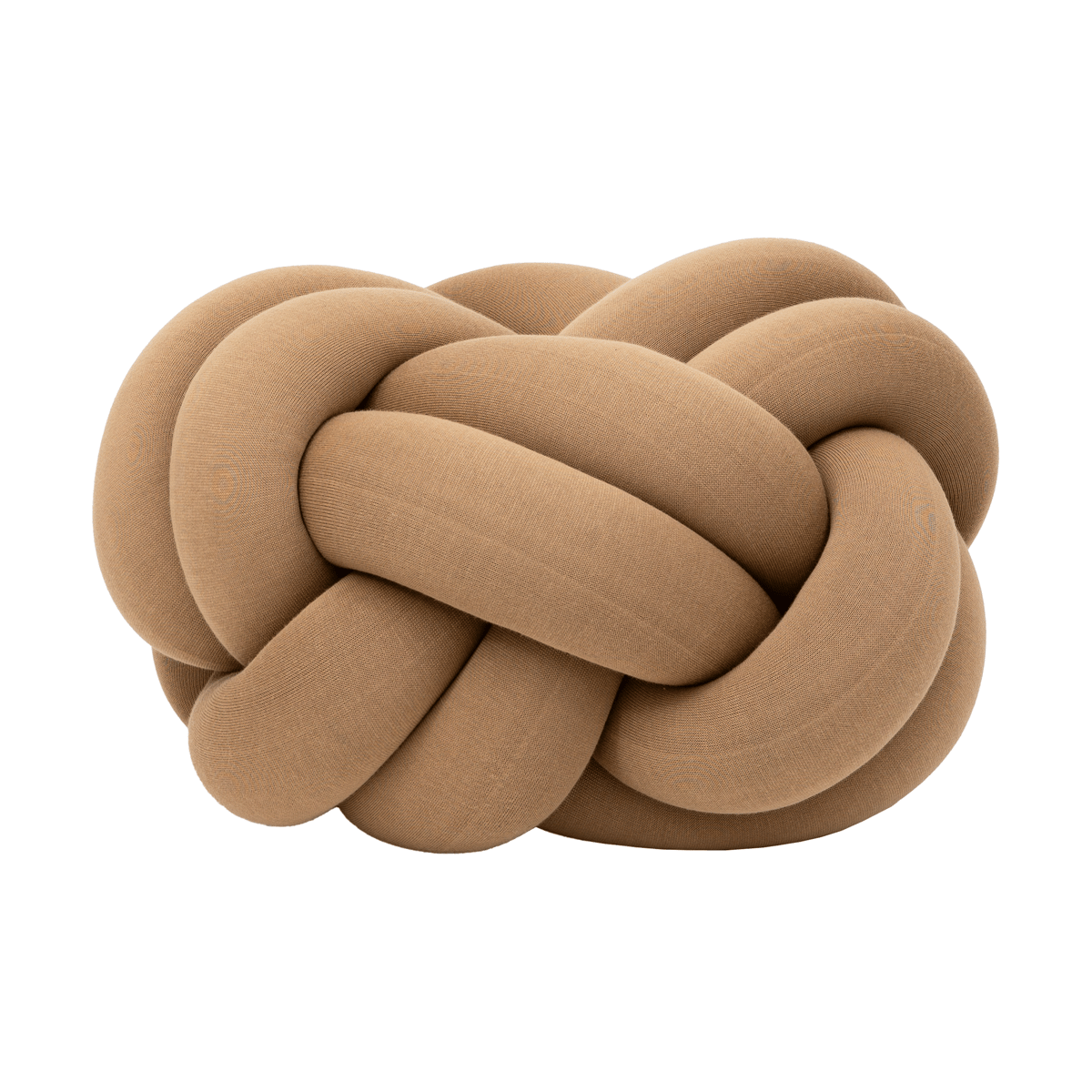 Design House Stockholm Knot cushion XL Camel | Scandinavian Design | Sitting poufs | Brown