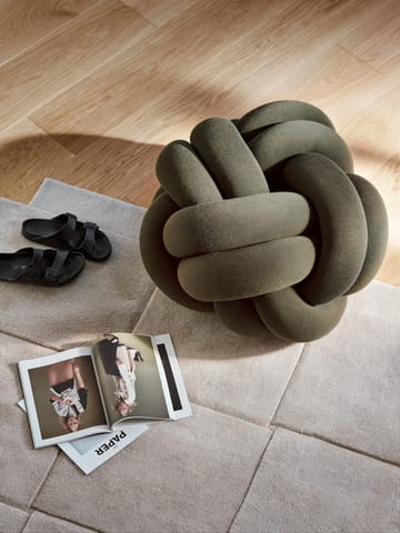 Knot cushion XL - Forest Green - Design House Stockholm