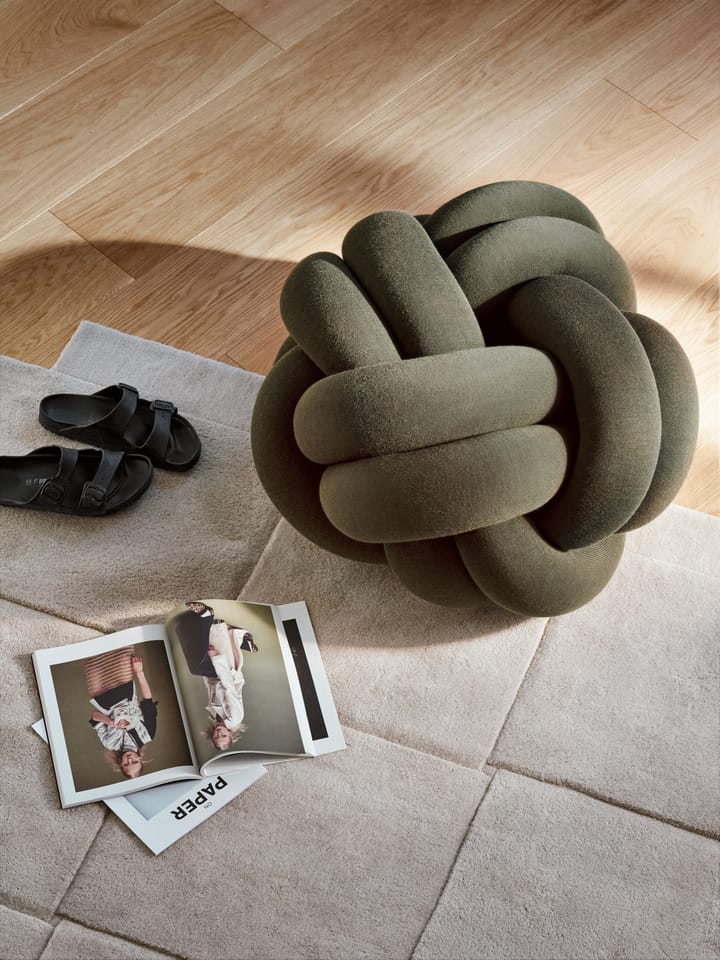 Knot cushion XL - Forest Green - Design House Stockholm