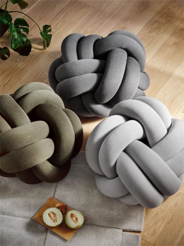 Knot cushion XL - Grey - Design House Stockholm