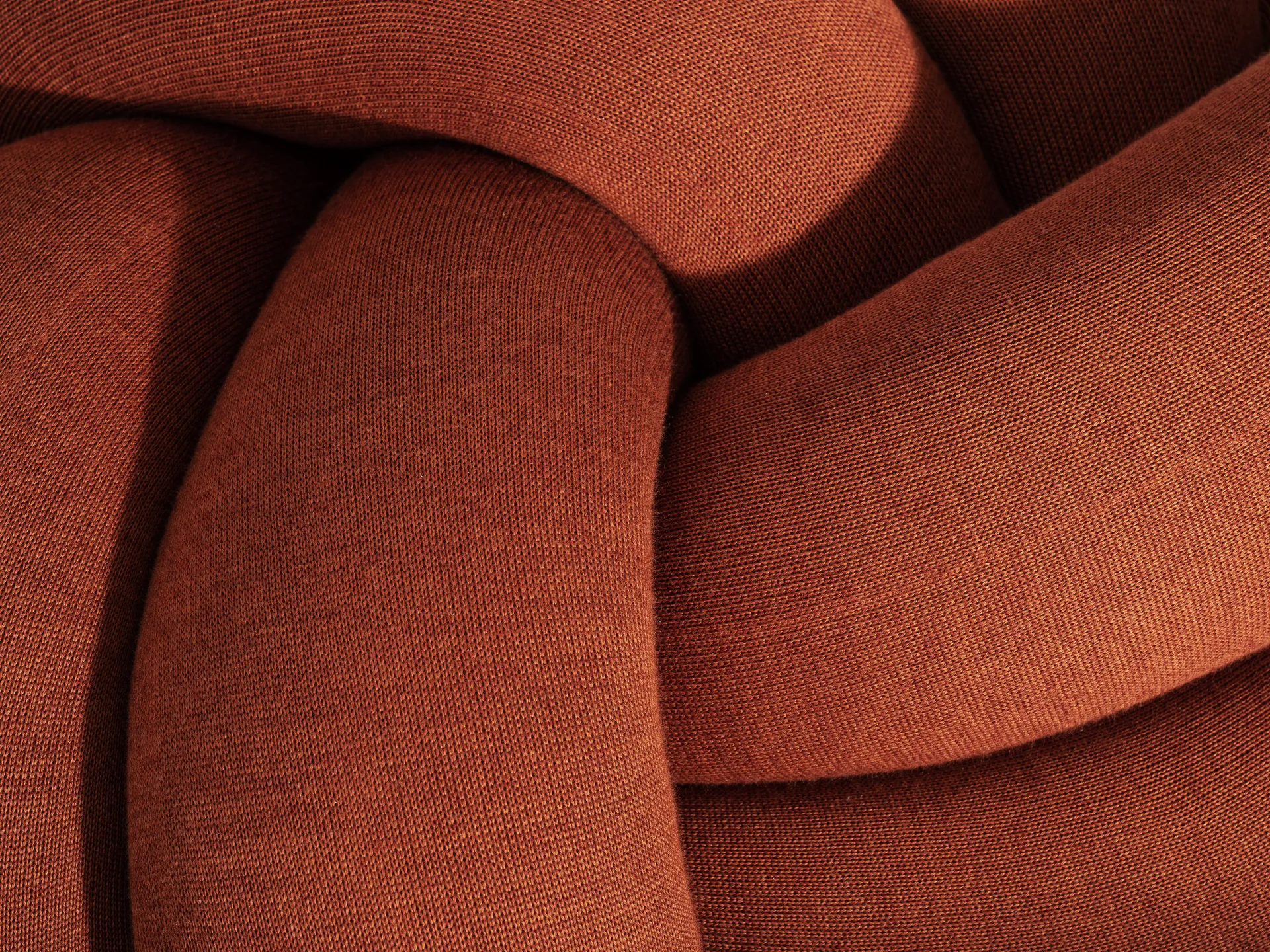 Knot cushion XL, Ochre Design House Stockholm