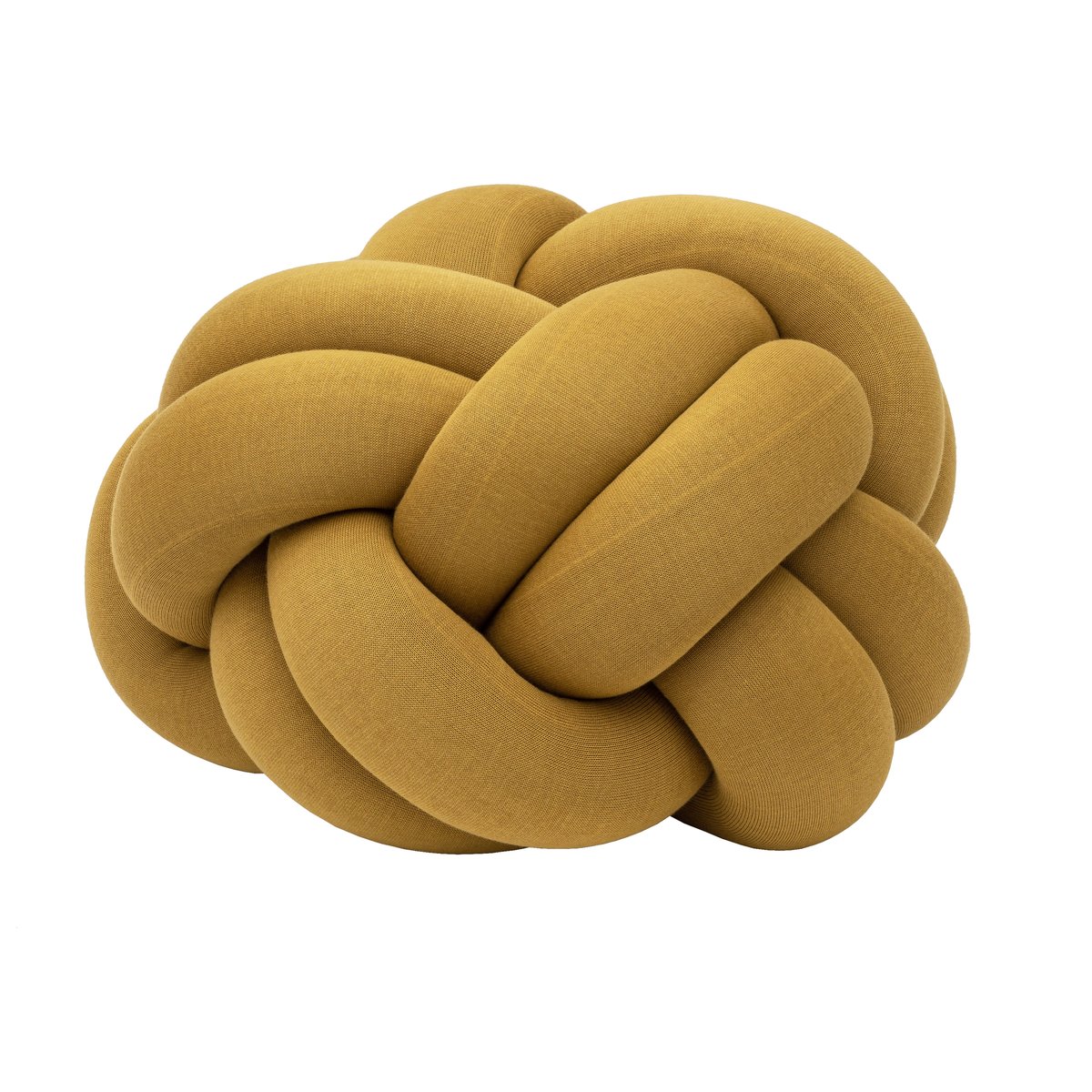Design House Stockholm Knot cushion XL Yellow | Scandinavian Design | Sitting poufs | Yellow