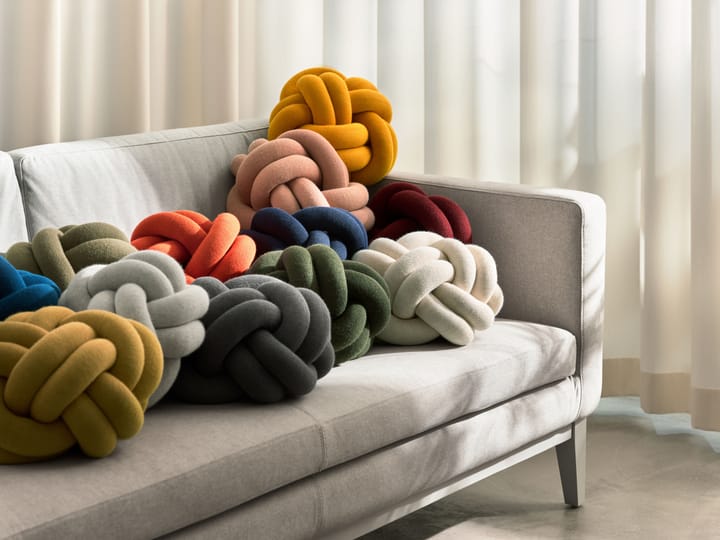 Knot pillow - cream - Design House Stockholm