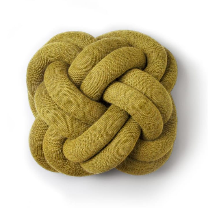 Knot pillow - yellow - Design House Stockholm