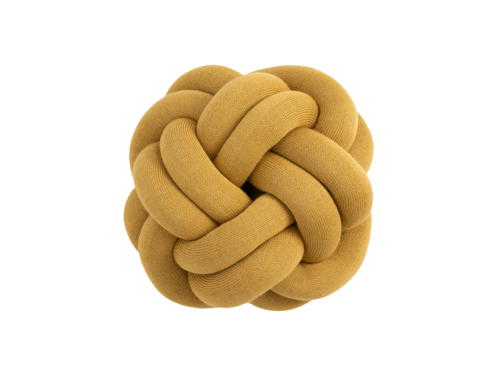 Knot pillow - yellow - Design House Stockholm
