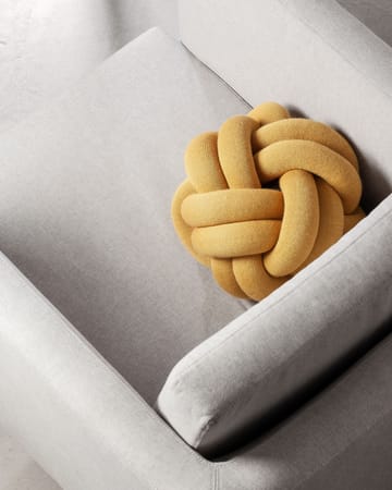 Knot pillow - yellow - Design House Stockholm