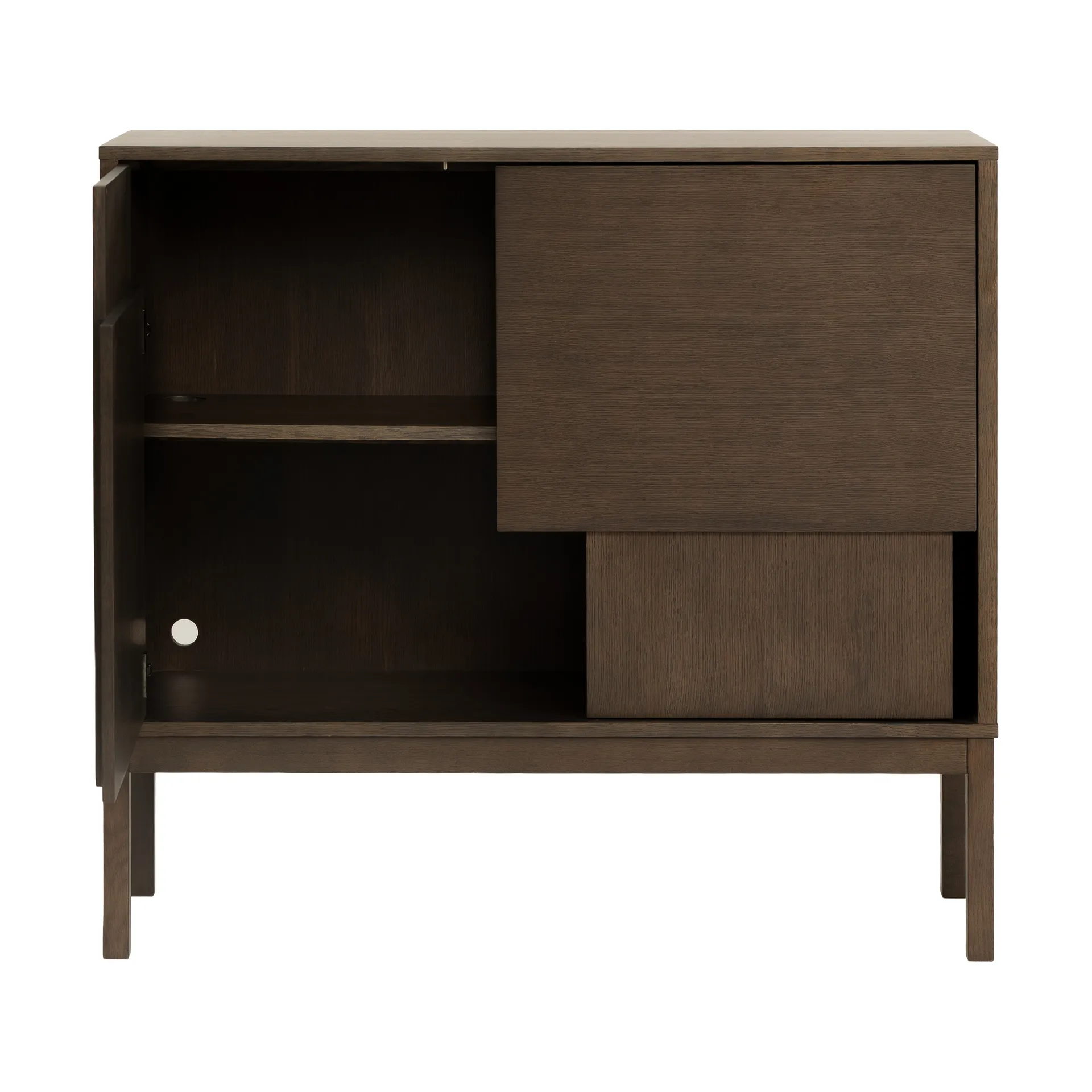 Layer sideboard, Dark oak, 120x110, with legs Design House Stockholm