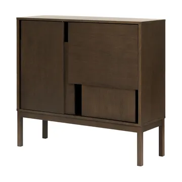 Layer sideboard - Dark oak, 120x110, with legs - Design House Stockholm