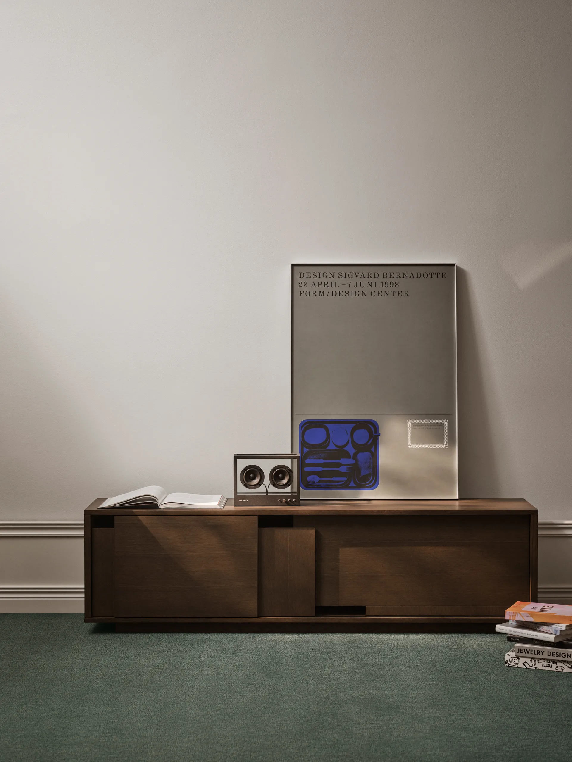 Layer sideboard, Dark oak, 180x51 cm Design House Stockholm