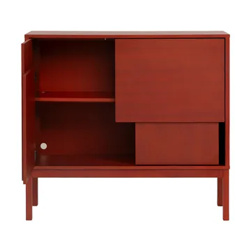 Layer sideboard - Red, 120x110, with legs - Design House Stockholm