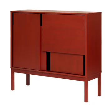 Layer sideboard - Red, 120x110, with legs - Design House Stockholm