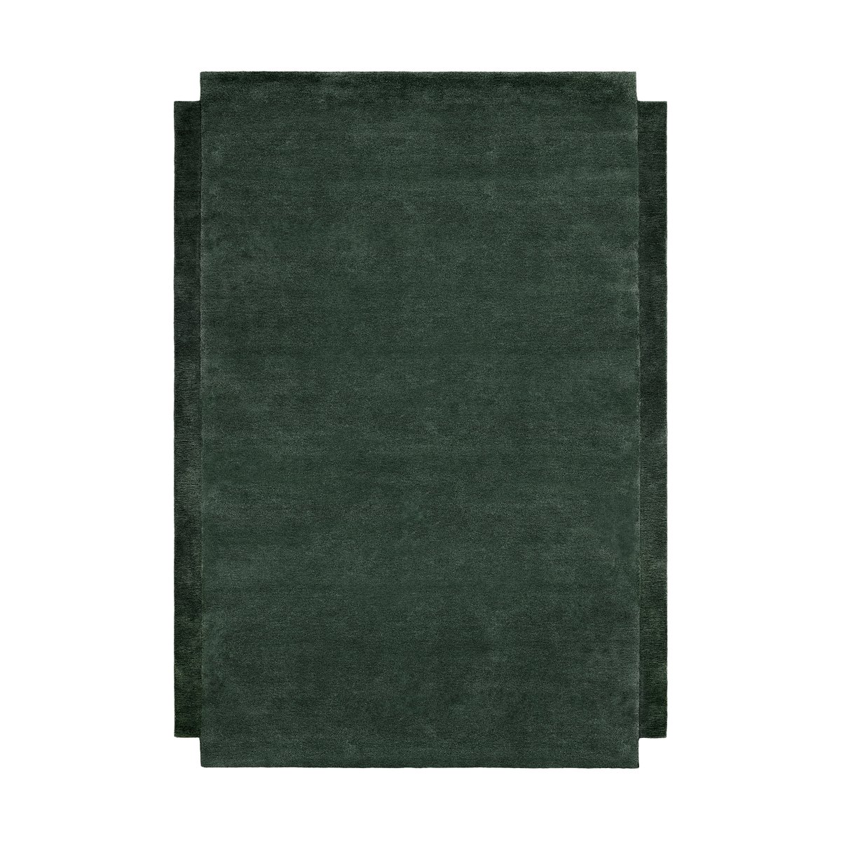 Design House Stockholm Level rug 250x350 cm green | Scandinavian Design | Fringe & Deep pile rugs | Green