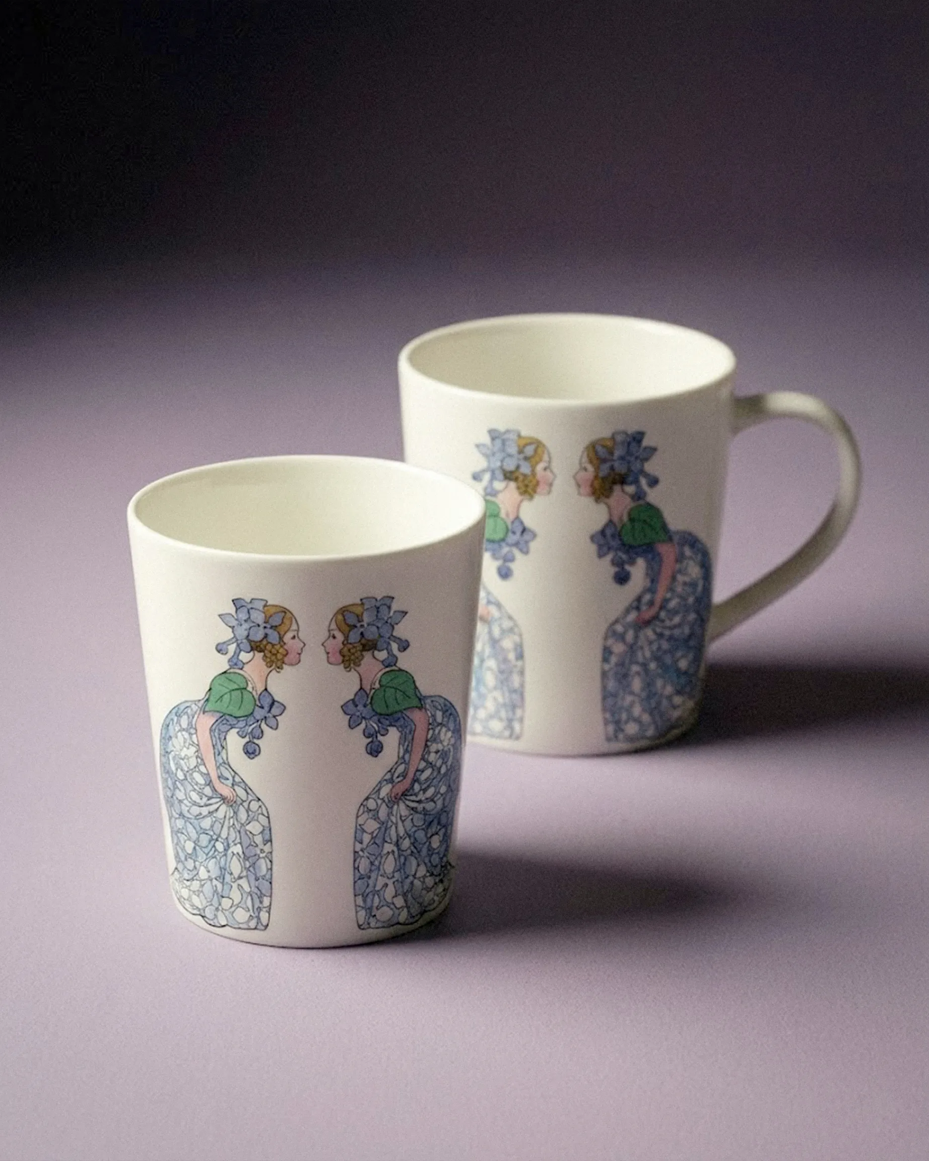 Lilac mug, 40 cl, with handle Design House Stockholm