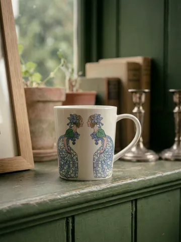 Lilac mug - 40 cl, with handle - Design House Stockholm