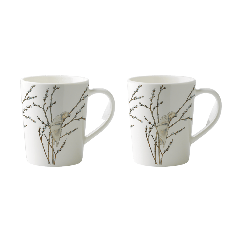 Design House Stockholm Little Willow mulled wine mug 10 cl 2-pack White
