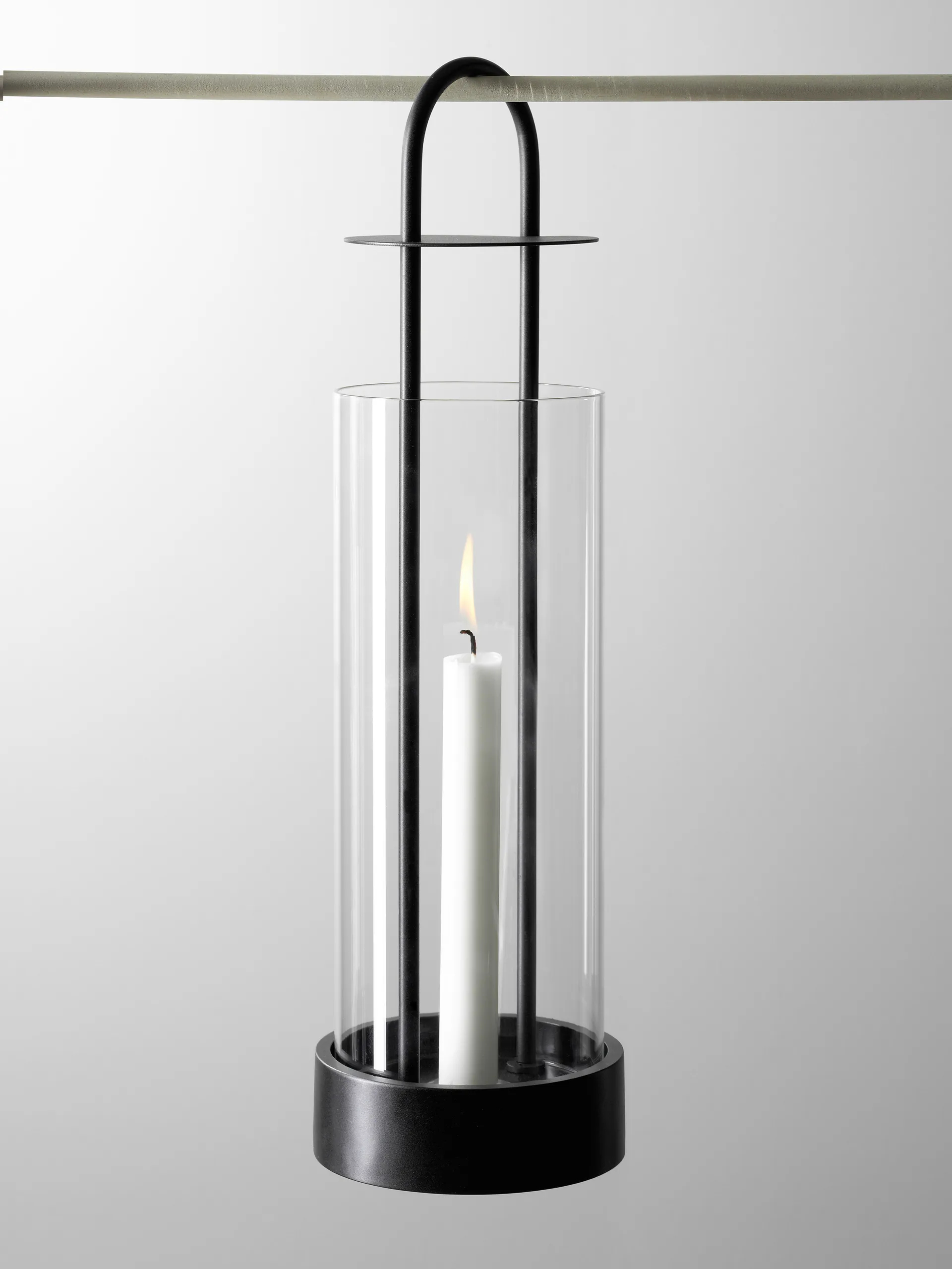 Lotus hurricane lantern, black Design House Stockholm