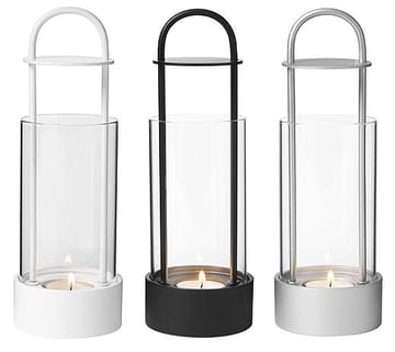 Lotus hurricane lantern - black - Design House Stockholm