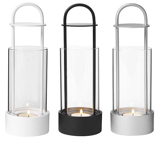 Lotus hurricane lantern - black - Design House Stockholm