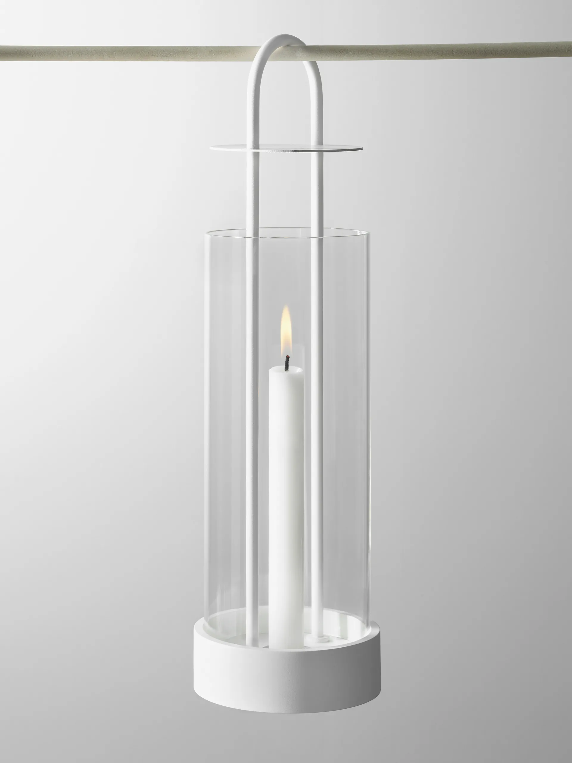 Lotus hurricane lantern, white Design House Stockholm