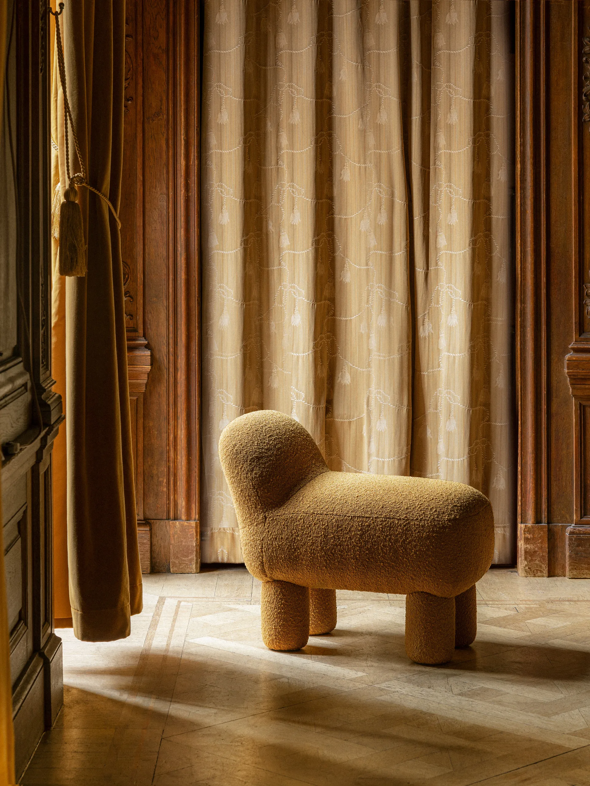 Lulu sit pouf 36x65 cm, Yellow Design House Stockholm