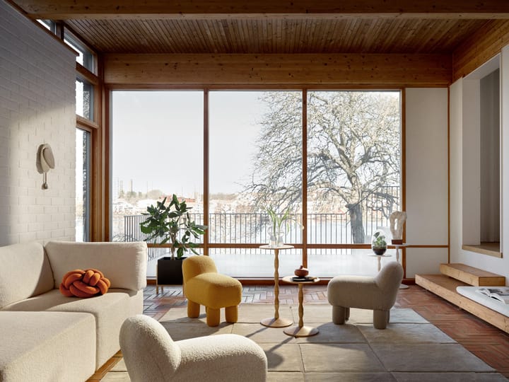 Lulu sit pouf 36x65 cm, Yellow Design House Stockholm