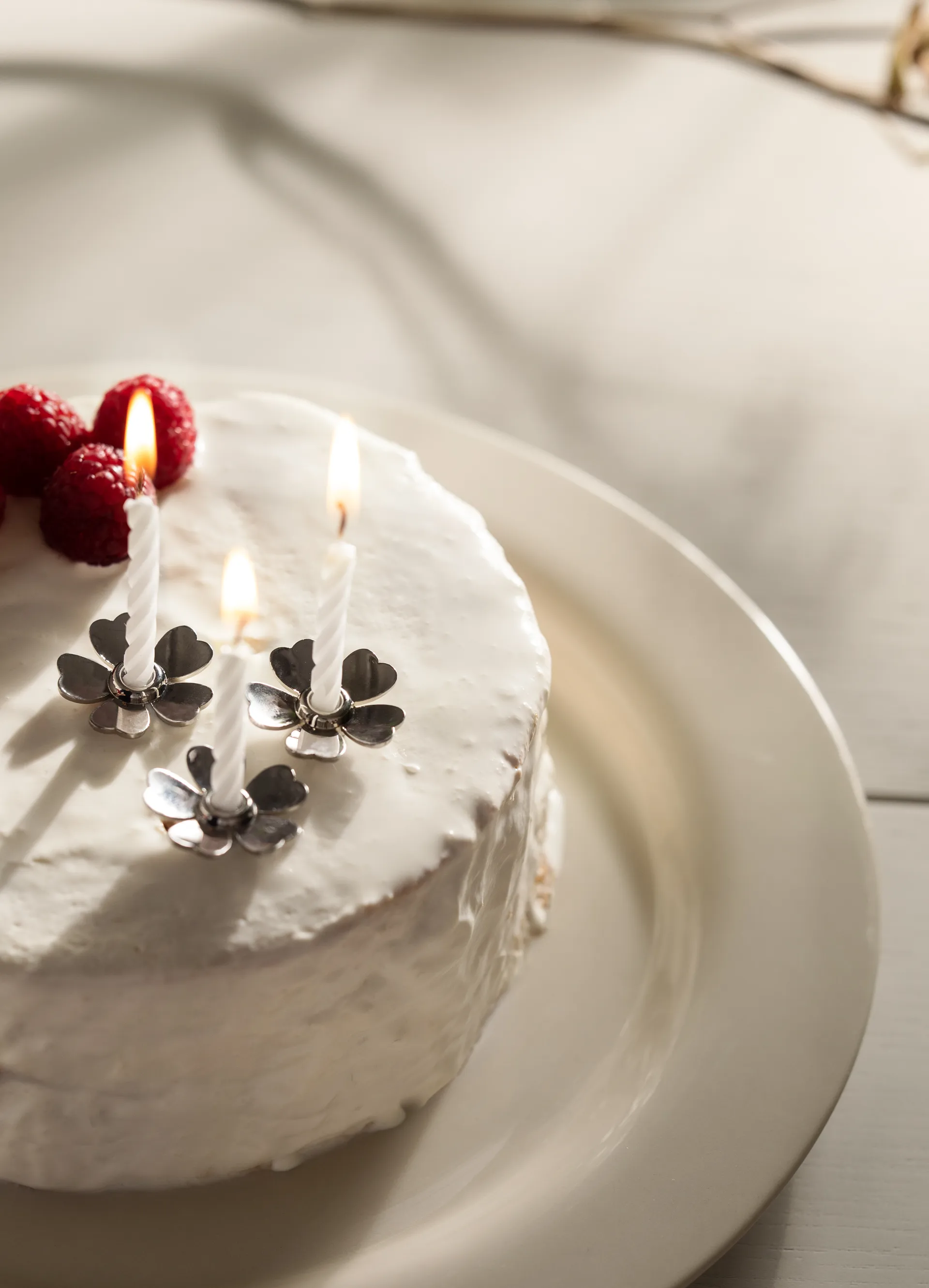 Me to You candle holder 3-pack, Nickel Design House Stockholm