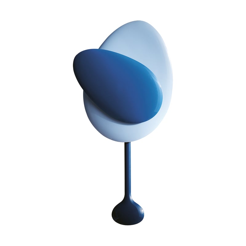 Design House Stockholm Mellow Clock table clock Blue