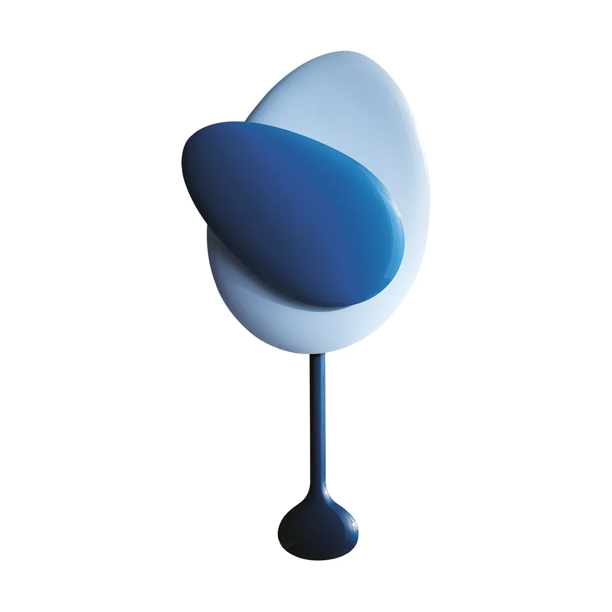 Design House Stockholm Mellow Clock wall clock Blue