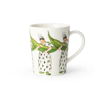 Mrs Broad Bean mug - 28 cl, with handle - Design House Stockholm